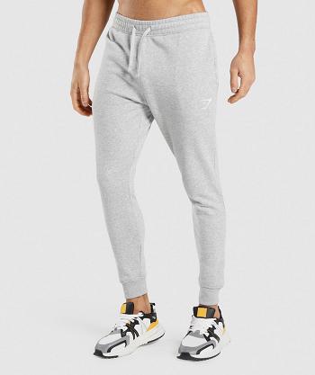 Pantalones Jogger Gymshark Crest Hombre Gris Claro | CO 3710YXF